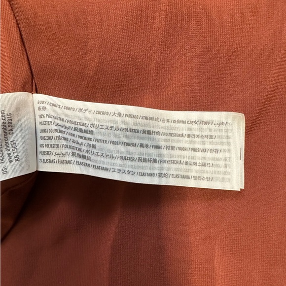 Abercrombie & Fitch Button Midaxi Skirt Rust Color Size Small - Picture 5 of 7